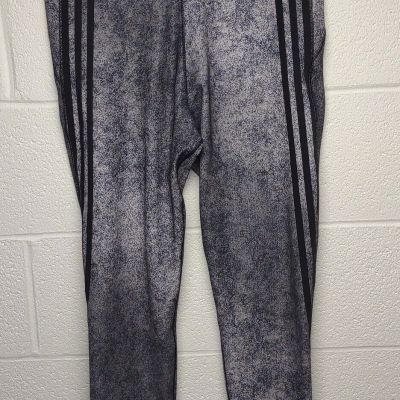 Adidas Aeroready Leggings Womens Large Gray High Waist Athletic Pull On Workout